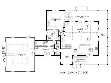 1st Floor Plan, 062H-0320