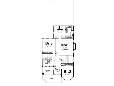 2nd Floor Plan, 050H-0538