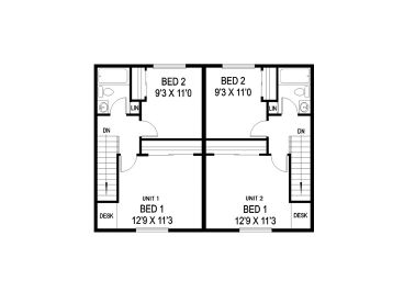 2nd Floor Plan, 013M-0022