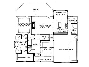 1st Floor Plan, 029H-0104