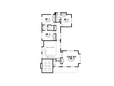 2nd Floor Plan, 034H-0034