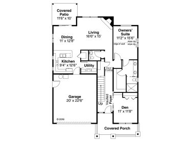 1st Floor Plan, 051H-0252