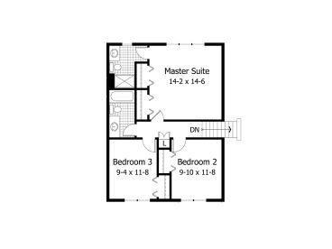 2nd Floor Plan, 023H-0003