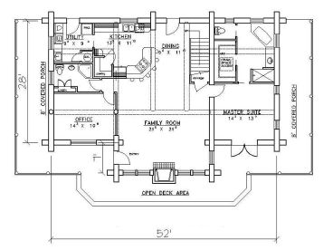 1st Floor Plan, 012L-0001