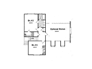 2nd Floor Plan, 030H-0066