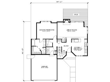1st Floor Plan, 022H-0039