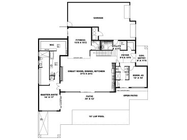 1st Floor Plan, 012H-0257