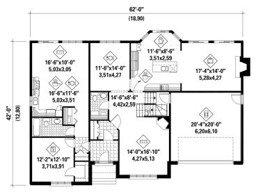 1st Floor Plan, 072H-0175