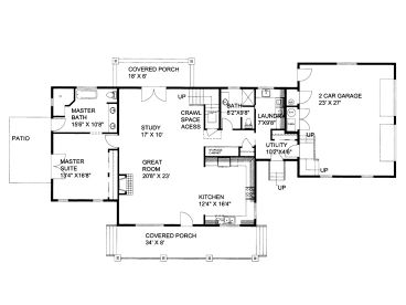 1st Floor Plan, 012H-0208