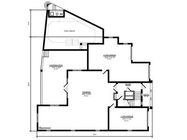1st Floor Plan, 070H-0071