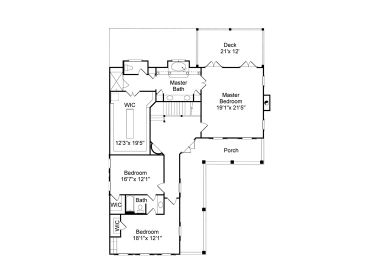 2nd Floor Plan, 017H-0025