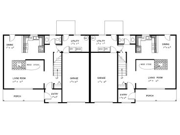 1st Floor Plan, 013M-0004