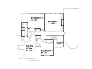 2nd Floor Plan, 045H-0017