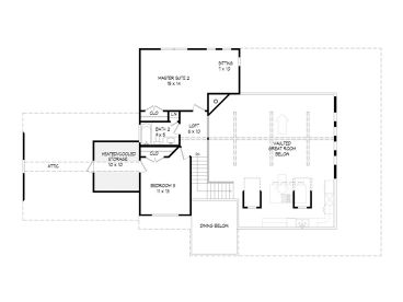2nd Floor Plan, 062H-0224
