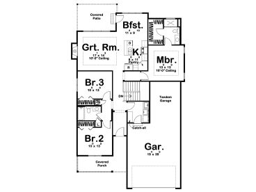 Floor Plan, 050H-0168