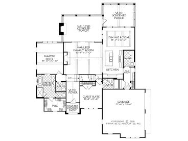 1st Floor Plan, 086H-0096