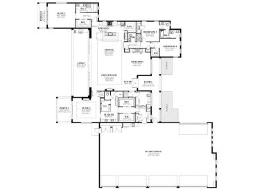 Floor Plan, 064H-0151