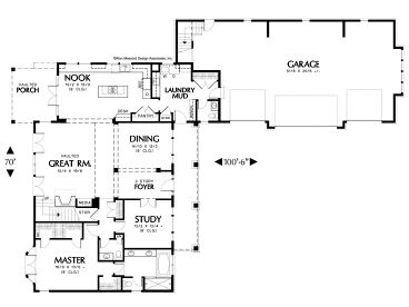 1st Floor Plan, 034H-0215