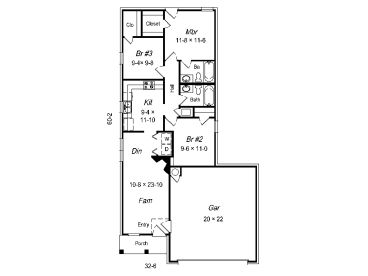 Floor Plan, 061H-0006