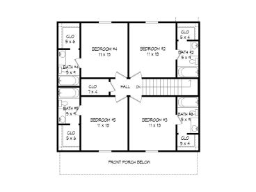 2nd Floor Plan, 062H-0090