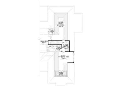 2nd Floor Plan, 062H-0214