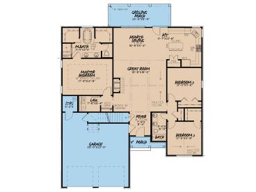 1st Floor Plan, 074H-0068