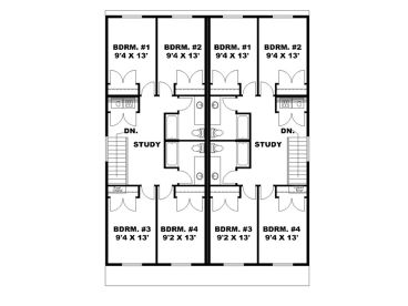 2nd Floor Plan, 012M-0009