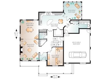 1st Floor Plan, 027H-0283