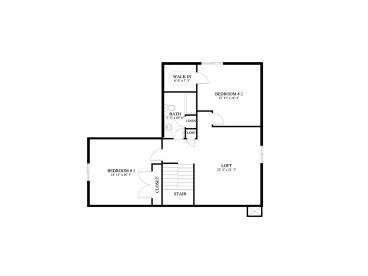 2nd Floor Plan, 065H-0077