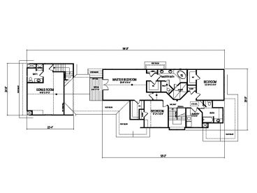 2nd Floor Plan, 058H-0019