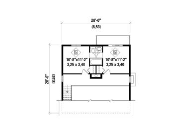 2nd Floor Plan, 072H-0002
