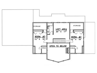 2nd Floor Plan, 012H-0063