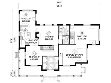 1st Floor Plan, 072H-0145