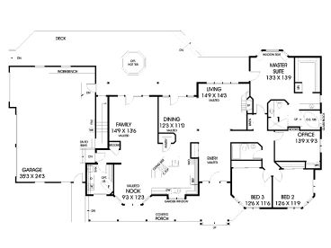 Floor Plan, 013H-0035