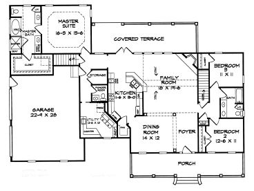 1st Floor Plan, 019H-0083