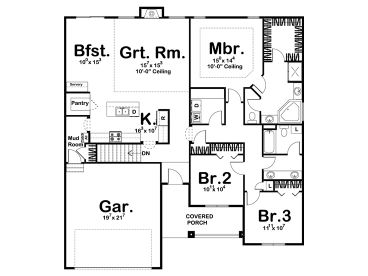 Floor Plan, 050H-0200
