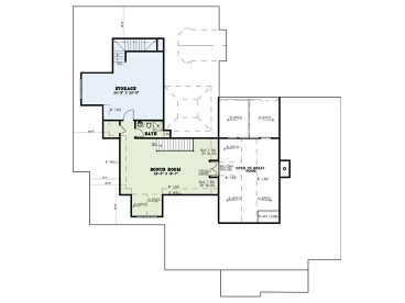 2nd Floor Plan, 025H-0097