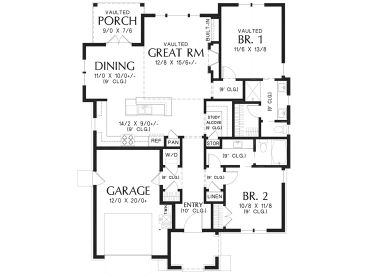 Floor Plan, 034H-0347