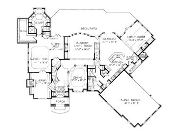 1st Floor Plan, 084H-0020