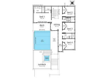 2nd Floor Plan, 052H-0007
