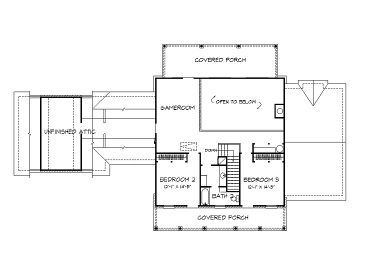 2nd Floor Plan, 008H-0032