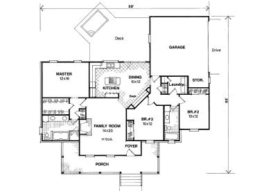 Floor Plan, 030H-0021