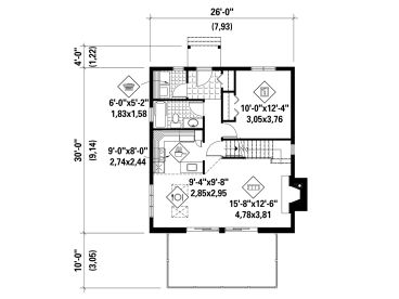 1st Floor Plan, 072H-0219