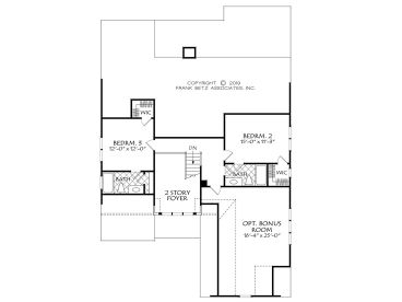2nd Floor Plan, 086H-0051