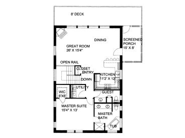 2nd Floor Plan, 012G-0082
