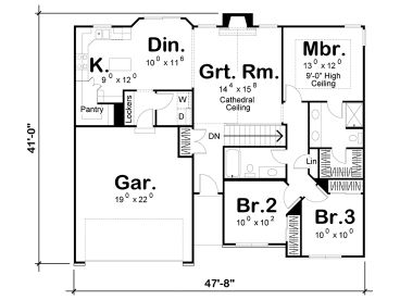 Floor Plan, 050H-0192