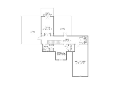 2nd Floor Plan, 067H-0049