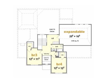 2nd Floor Plan, 061H-0085