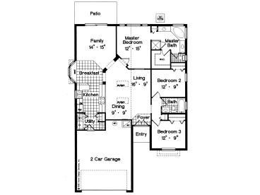 Floor Plan, 043H-0031