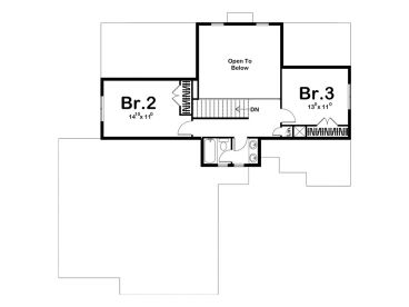 2nd Floor Plan, 050H-0207
